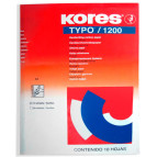 Копирка А4 10л. TYPO/1200 KORES синий K79086