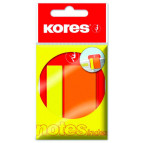 Стикеры-закладки пластиковые 12х45 25л.+ 25х45 25л желтые Kores K45122