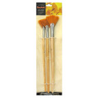 Набор кистей 3шт Keep Smile синтетика веерная 8003