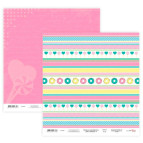 Бумага для скрапбукинга Rosa Talent 30*30см Cake delicious 2 двухсторонняя 200 г/м 5316020