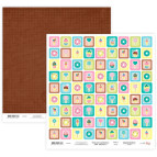Бумага для скрапбукинга Rosa Talent 30*30см Cake delicious 4 двухсторонняя 200 г/м 5316022