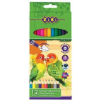Карандаши цветные 12цв. ZiBi Soft ZB.2410