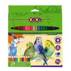 Карандаши цветные 24цв. ZiBi Soft ZB.2412