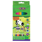 Карандаши цветные 12цв. ZiBi Protect ZB.2431