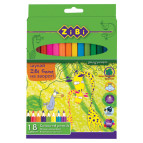 Карандаши цветные 18цв. ZiBi Protect ZB.2432