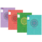 Папка клип-файл А4 с боковым зажимом Optima Калейдоскоп, цвета в ассортименте O31264