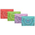 Папка-конверт А4 Optima непрозрачный с принтом Калейдоскоп O35207