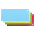 Разделители картон. 10,5*23 см Economix цветные 1-100 разд. E30809