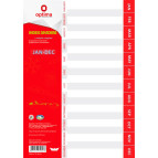 Разделители пластик. А4 Optima YАN-DEC O35814