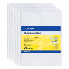 Файлы А4 40мк 20шт (+5мм ширины) Economix E31113/31114