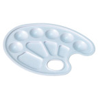 Палитра Economix пластик овал 23*17см E81185