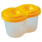 Стакан-непроливайка для красок на 2 отделения Economix E86803