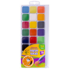 Краски акварельные медовые 24цв. Cool For School Fresh Idea пластик упак., без кисточки CF60136