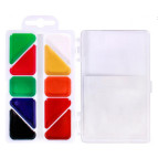 Краски акварельные медовые 10цв. Economix Africa пласт. кор., без кисти E60111