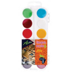 Краски акварельные медовые 12цв. Economix Africa пласт. кор., без кисти E60116