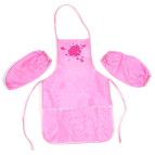 Фартук для художника Cool For School с рукавами (5-6лет) розовый CF61490-09