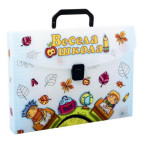 Портфель А4 пластиковый Economix Jolly School E31636-01