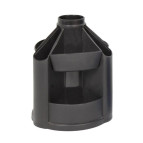 Подставка канцелярская B41 Economix ВЕРТУШКА серая E32205-10