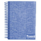 Блокнот на спирали А5 Axent 120л. 3 раздела 8405-A