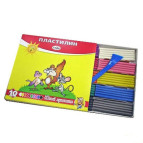 Пластилин 10 цв. ГАММА Юный Художник 140г стек, карт кор 280044