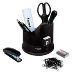 Настольный пластиковый набор Axent Welle, черный 2102-01-А