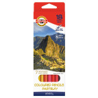 Карандаши цветные 18цв. Koh-i-Noor 7 чудес 3653018027KS