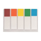 Стикеры-закладки пластиковые Buromax Neon 45x12мм, 5х20л. BM.2305-98