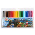 Фломастеры 24цв. Koh-i-Noor Совята блистер 1012ЕТ24