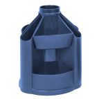 Подставка канцелярская B41 Economix ВЕРТУШКА синяя E32205-02