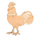 Заготовка для декорирования Rosa Talent (фанера) Петух 2 8х11см 4801522