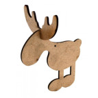 Заготовка для декорирования Rosa Talent (ДВП 3мм) Лось 3Д высота 12,5см 4801437