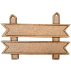 Заготовка для декорирования Rosa Talent (ДВП 3мм) Заборчик большой 21,5*15*0,3см 4801445