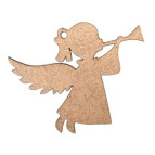 Заготовка для декорирования Rosa Talent (ДВП 3мм) Рождественский ангел малый 9*7,5*0,3см 4801433