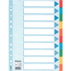 Разделители картон А4 Esselte 1-10 разделов 100193