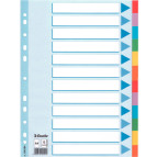 Разделители картон А4 Esselte 1-12 разделов 100194