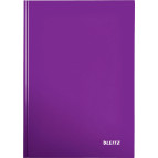 Блокнот А4 Leitz Wow 80л. клетка черничный 46261062