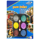 Аквагрим для лица краски FACE PAINTS 6цв. ZhuTing 6006