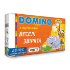 Игра Strateg Домино Веселые Звери 747