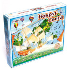 Игра настольная Strateg 723 Воокруг света (рус)