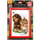 Набор для творчества DankoToys DT VKB-01-13 вышивка крестиком на канве