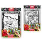 Раскраска DankoToys DT 3DA-01-06 Антистресс 3D Art 2в1