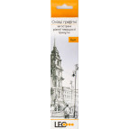 Карандаши чернографитные простые, набор 6шт Leo L1505-6