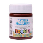 Патина ЗХК Decola 50мл Коричневая масляная 14428419