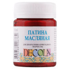 Патина ЗХК Decola 50мл Красная масляная 14428331