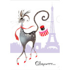 Уголок А4 LEO Glamour cats L5904