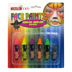 Аквагрим для лица карандаши 6цв. Face Paints HuaBa 271614/8038-4/600/2126