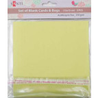 Набор заготовок для открыток 15*15 Santi 250г/м 5шт оливковые перламутровые 952252