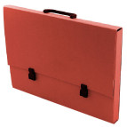 Портфель А3 Penmate 50мм картон пустой Красный ТТ5555