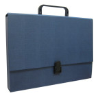 Портфель А4 Penmate 40мм картон пустой Синий тем. ТТ5601