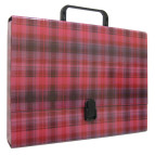 Портфель А4 Penmate 40мм картон пустой Клетка ТТ5247